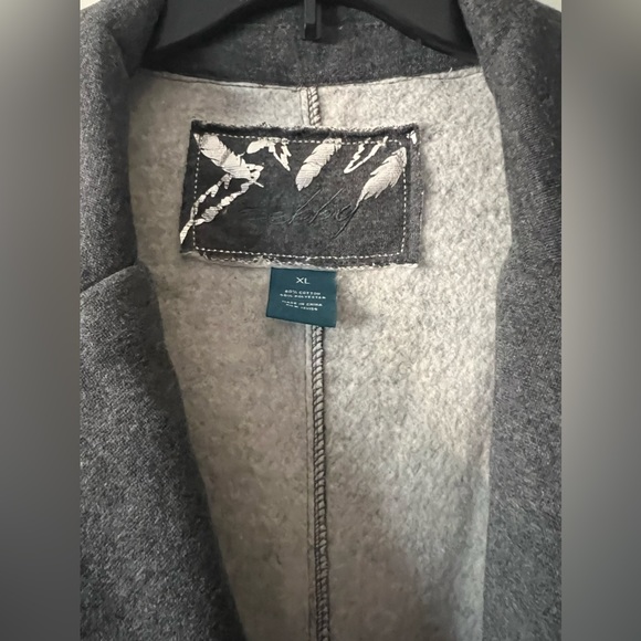 NWT Beautiful Womens Sebby cotton charcoal Peacoat jacket. - Picture 6 of 10